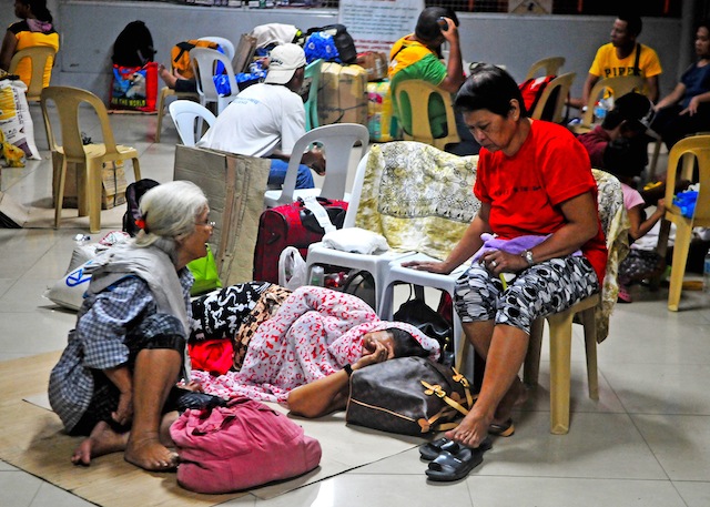 stranded passengers